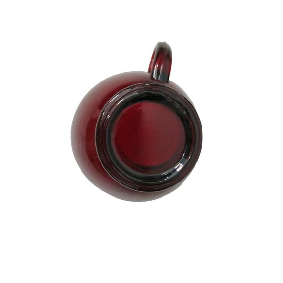 Vintage Anchor Hocking Royal Ruby Red Glass Snack Punch Tea Cups 1938 A Pair EUC - Picture 10 of 12